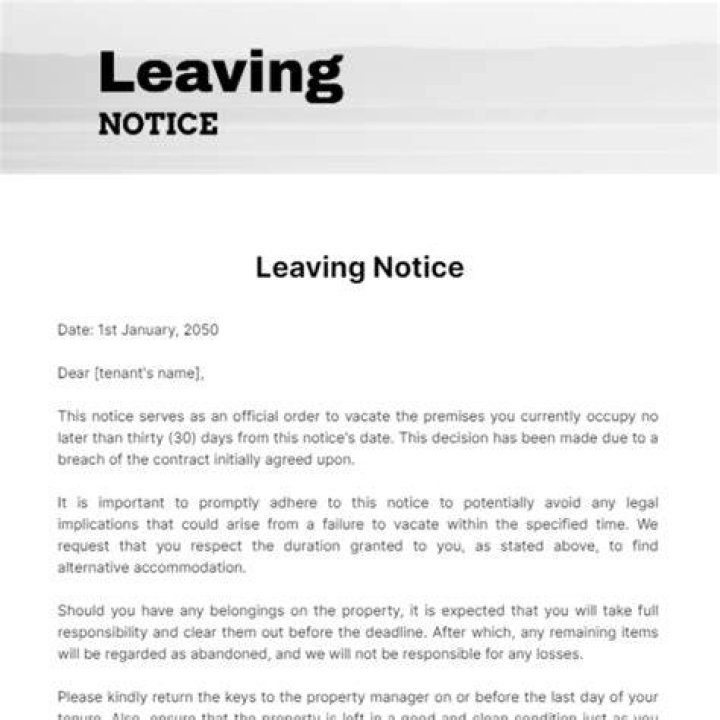 Can you get sued for leaving without notice?