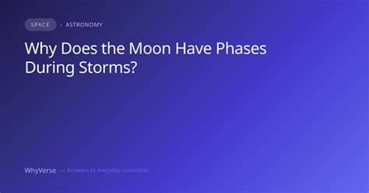 Does the moon have storms?