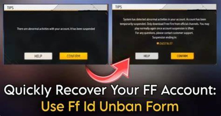 How do I unban my FF account?