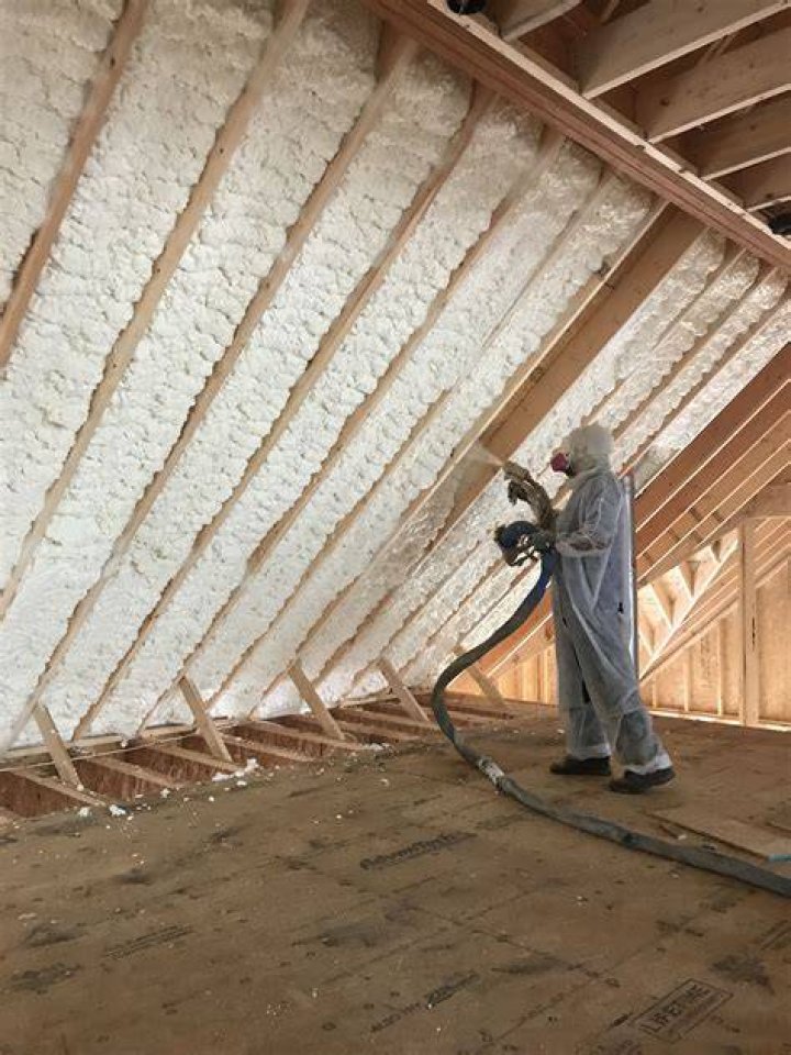 How do you remove spray foam insulation from a roof?