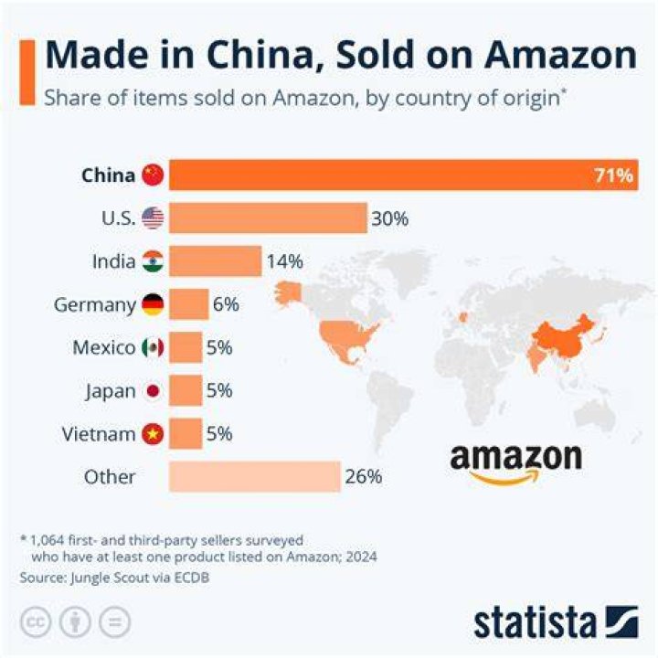 How much of Amazon is owned by China?