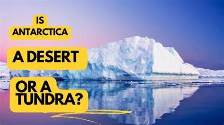 Is Antarctica a tundra or desert?