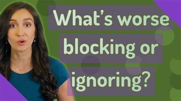 What's worse blocking or unfriending?