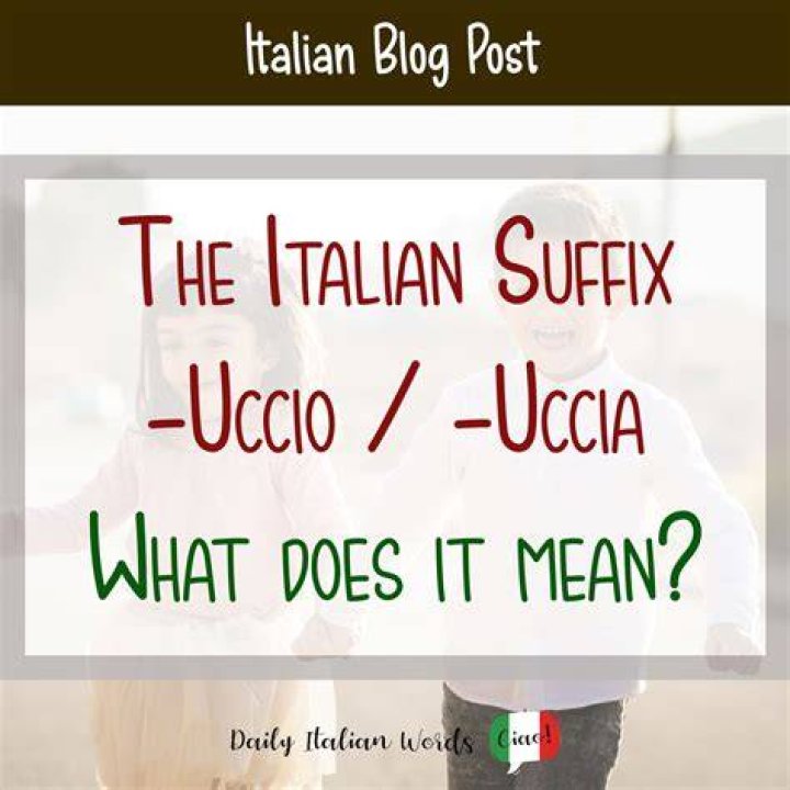 What does Nonny mean in Italian?